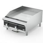Thumbnail image #1 for Vollrath GGHDM-24 24-Inch Countertop Manual Flat-Top Gas Griddle, 60,000 BTU, 1-Inch Steel Plate