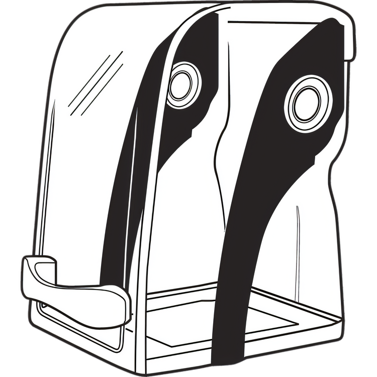 Product image #1 for Vitamix Two-Piece Twist Lock Compact Blender Cover with Removable Hinge