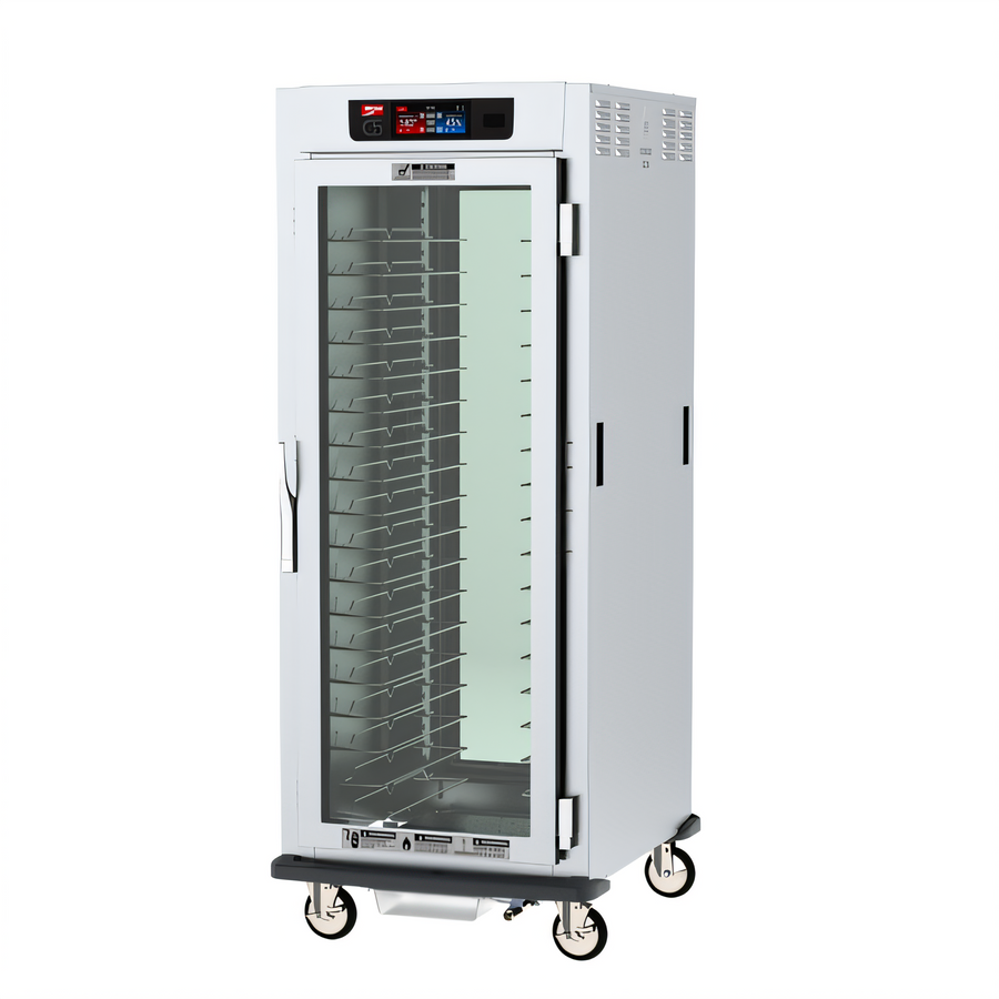Product image #1 for Metro C5 9 Series Mobile Full-Height Pass-Thru Controlled Humidity Heated Holding and Proofing Cabinet with Full Glass Doors