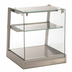 Thumbnail image #1 for Antunes Countertop Heated Display Cabinet, Two-Tier, Open-Back, Straight Glass Front, 23 3/4-Inch Wide