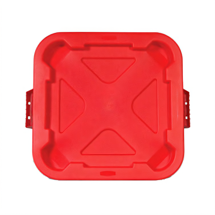Product image #1 for Rubbermaid Commercial Products FG352900RED Snap-Lock Trash Can Lids Case of 6