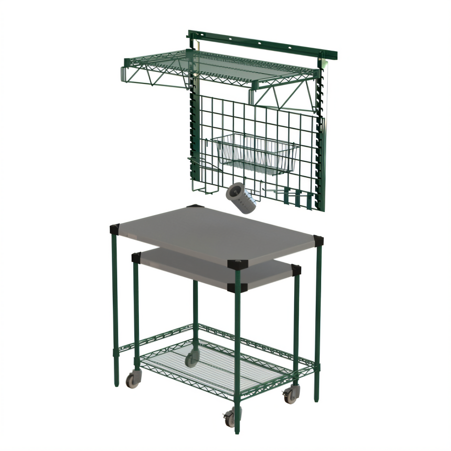 Product image #1 for Metro SmartWall 36-Inch x 24-Inch Prep Table with Cart