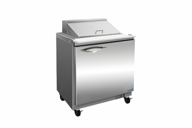 Product image #1 for IKON Refrigeration ISP29M Mega Top Salad/Sandwich Prep Table, 1 Section, 7 Cu. Ft., 12-Pan