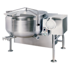 Thumbnail image #1 for Cleveland Range Short Series KGL40TSH 40-Gallon Natural Gas Tilting Steam Kettle, Full Jacket, 316 Stainless Steel Liner