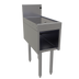 Thumbnail image #1 for 12-Inch Wide Underbar Drainboard Half Cabinet, 24-Inch Deep, Open Front, Without Door