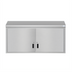 Thumbnail image #1 for Commercial Wall-Mounted Stainless Steel Storage Cabinet with Locking Hinged Doors and 2 Shelves
