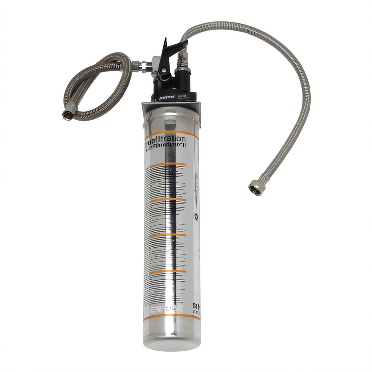 Product image #1 for T&S Brass Water Filtration Kit with Docking Station, Filter Cartridge, Fittings and Braided Stainless Steel Hoses