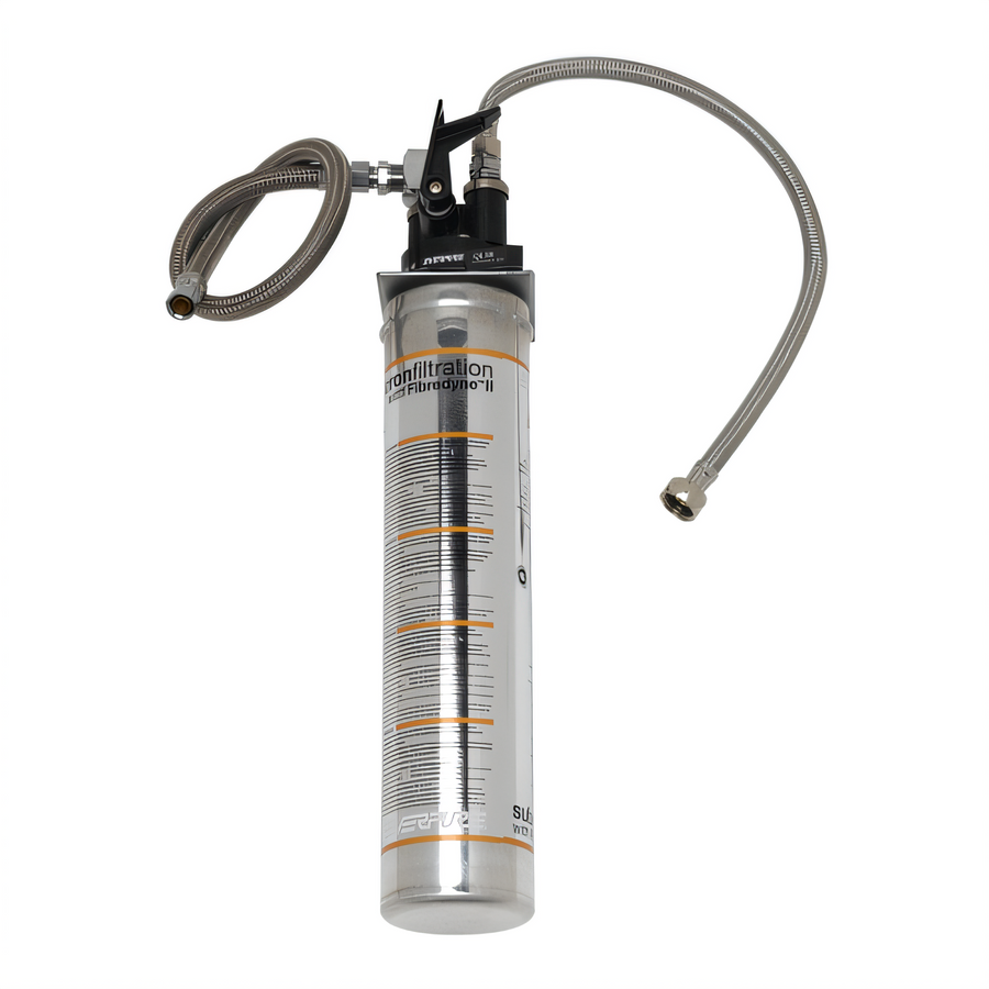 Product image #1 for T&S Brass Water Filtration Kit with Docking Station, Filter Cartridge, Fittings and Braided Stainless Steel Hoses