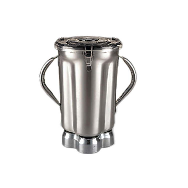 Product image #1 for Waring 128 oz Stainless Steel Blender Container with Two Handles, Clear Lid, and Blade
