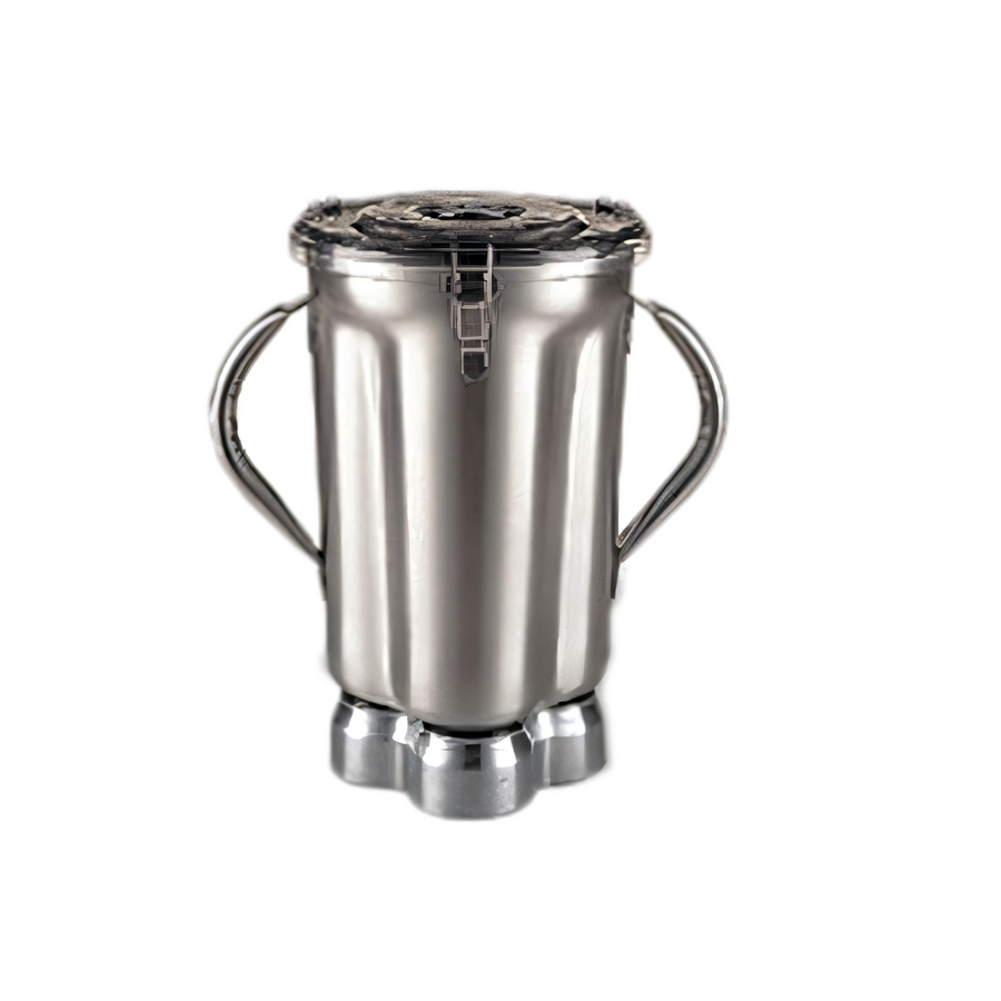 Product image #1 for Waring 128 oz Stainless Steel Blender Container with Two Handles, Clear Lid, and Blade