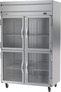 Beverage-Air Horizon Series Two-Section Reach-In Freezer with Four Half-Glass Doors
