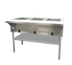 Thumbnail image #1 for Admiral Craft 48-1/2 Inch Wide 3-Well Open Well Electric Steam Table with Cutting Board and Undershelf