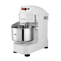 Eurodib LM20TETL 20 Qt Fixed-Bowl Spiral Dough Mixer with Timer, 110V