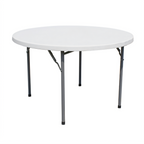 Thumbnail image #1 for Omcan USA 41598 59-Inch Round Plastic Folding Table, 29.5-Inch High