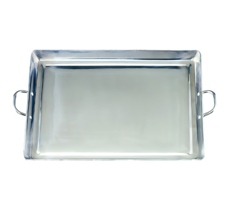 Product image #1 for Crestware Medium Aluminum Griddle with Heavy-Duty Wire Loop Handle, 19 x 15 x 5 mm
