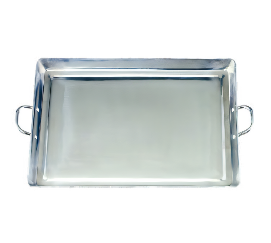 Product image #1 for Crestware Medium Aluminum Griddle with Heavy-Duty Wire Loop Handle, 19 x 15 x 5 mm