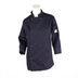 Thumbnail image #1 for Mercer Culinary Millennia Women's 8-Button Chef Jacket, X-Small, Navy Blue, Long Sleeve