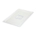 Thumbnail image #1 for Winco Poly-Ware SP7100S Full-Size (1/1) Solid Polycarbonate Food Pan Cover with Handle, Clear