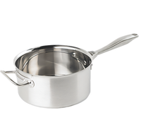 Intrigue 4.25 Qt 18-8 Stainless Steel Induction-Ready Sauce Pan
