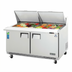 Thumbnail image #1 for Everest Refrigeration Two-Section Back-Mount Mega-Top Sandwich Prep Table, 59-1/8-Inch Wide, Self-Contained R290 Refrigeration