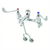 Thumbnail image #1 for T&S Brass B-0655-01 Wall-Mount Service Sink/Mop Sink Faucet with Vacuum Breaker Nozzle, 9-Inch Spout