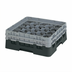 Thumbnail image #2 for Cambro Camrack® Full-Size 20-Compartment Glass Rack, Black