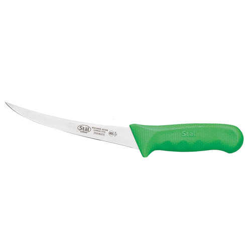 Product image #1 for Winco Stäl 6-Inch Curved Flexible Boning Knife, Green Handle