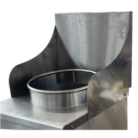 Omcan USA Backsplash with Sides for 13-Inch Wok Ranges