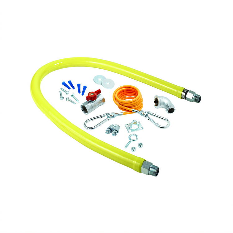 Product image #1 for Safe-T-Link 72-Inch Coated Gas Connector Kit, 1/2-Inch NPT Male Ends