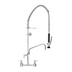 Thumbnail image #1 for Fisher 8-Inch Center Splash-Mounted Pre-Rinse Unit with Add-On Faucet and 12-Inch Spout
