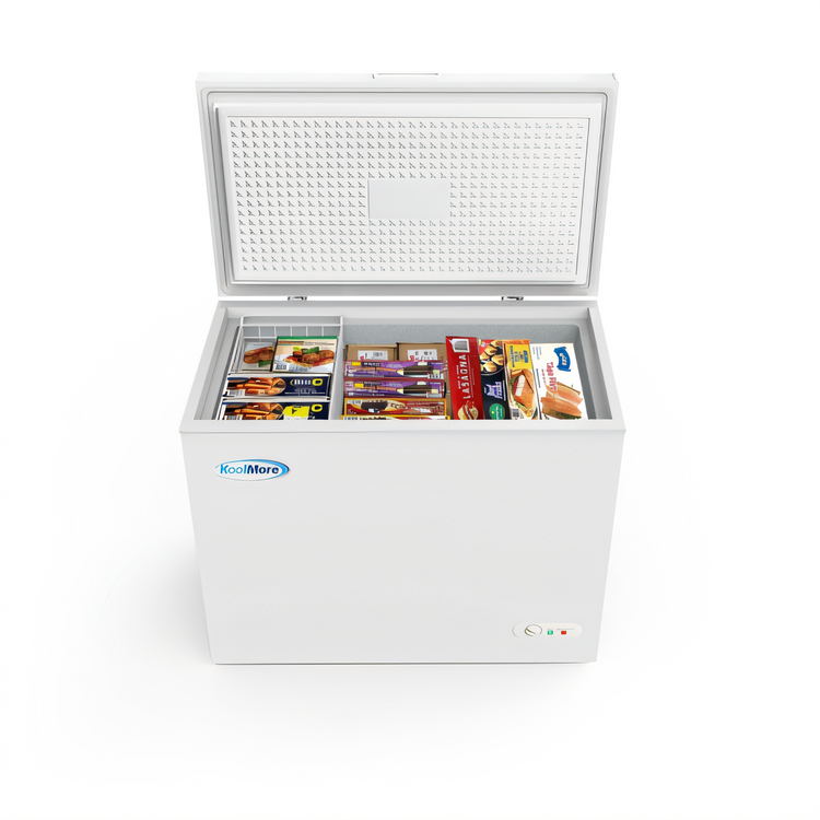 Product image #1 for Koolmore 7 Cu. Ft. Commercial Chest Freezer with Locking Solid Hinged Lid and Casters