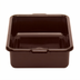 Thumbnail image #1 for Cambro Cambox 15-1/4 x 20-1/4 x 4-15/16-Inch Dark Brown Hi-Impact Plastic Bus Tub with Handle