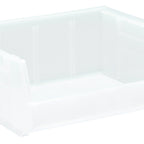 Thumbnail image #1 for Quantum QUS250CL Stack & Hang Shelf Bin, Clear Polypropylene, 16-1/2"W x 14-3/4"L x 7"H Case of 6
