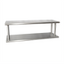 Thumbnail image #1 for BK Resources Double Tier Wall Mounted Pass-Through Shelf, 36 x 18 Inches, 304 Stainless Steel