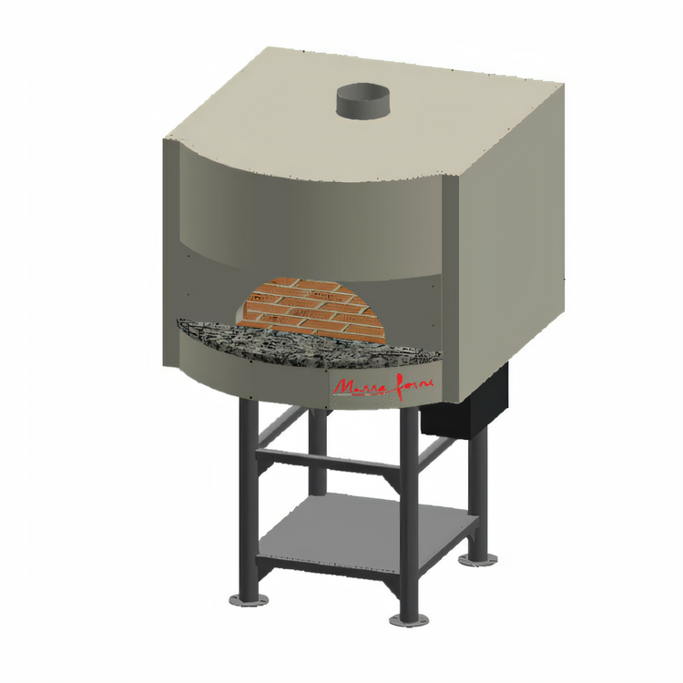 Product image #1 for Marra Forni Square Wood-Fired Pizza Oven with 34" x 31" Brick Deck and Steel Stand