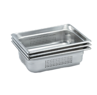 Vollrath Super Pan 3 1/2 GN Perforated Stainless Steel Hotel Pan, 2-1/2 Inch Deep