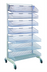 Thumbnail image #1 for Quantum Mobile Single-Sided Partition Wall Starter Unit with Baskets, 48 x 26 x 74 Inches