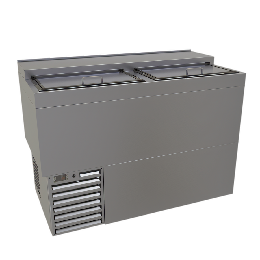 Product image #1 for Glastender 48-Inch Stainless Steel Underbar Glass Froster with 2 Sliding Doors