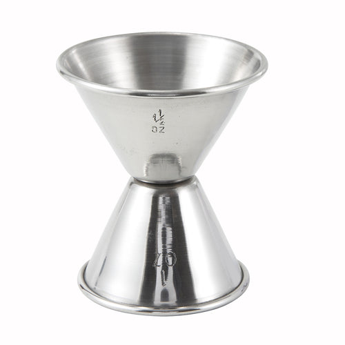 Product image #1 for Winco Stainless Steel Standard Jigger, 1 oz x 1-1/2 oz