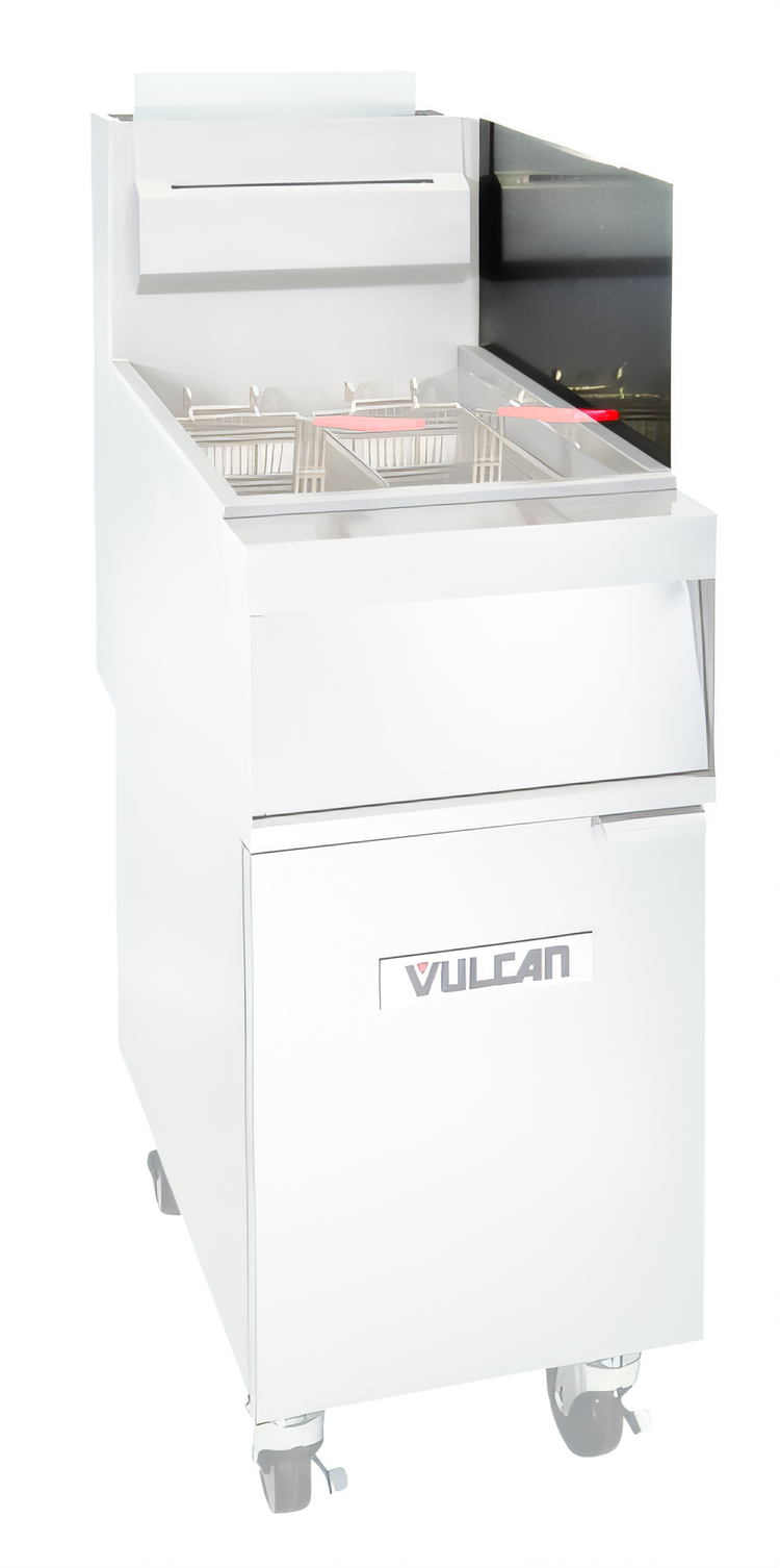Product image #1 for Vulcan 10-Inch Removable Stainless Steel Splash Guard for 85 lb. Fryers