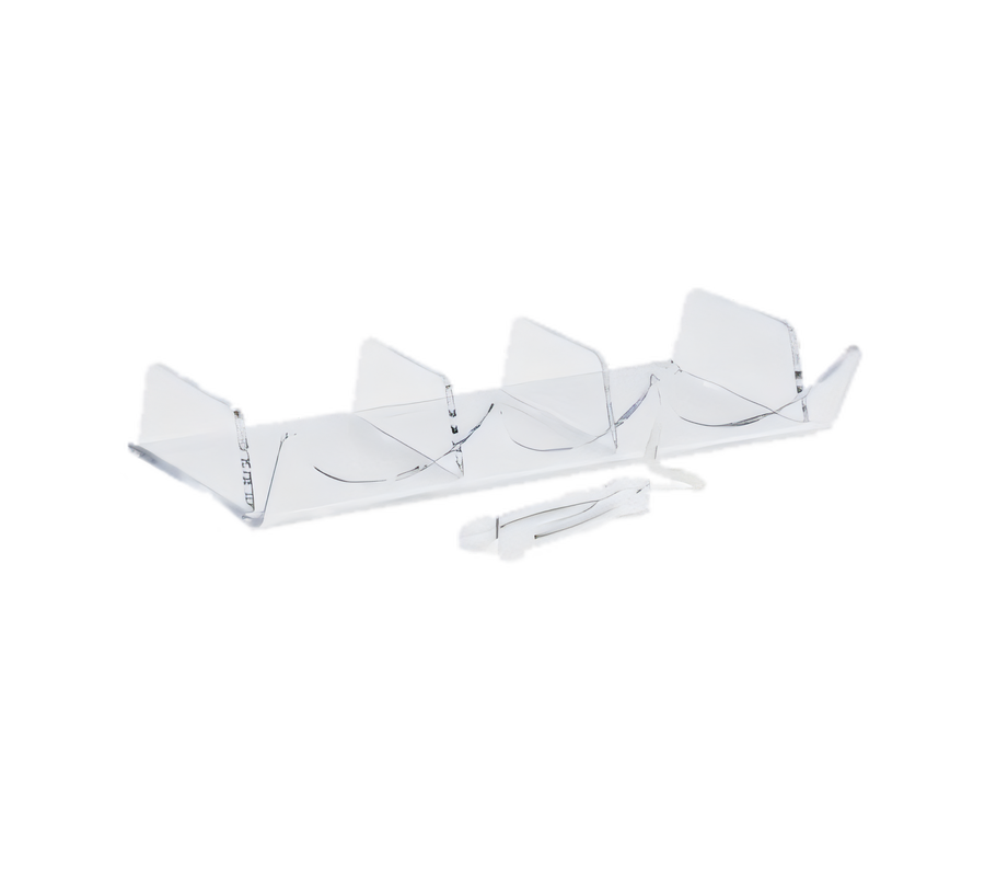 Product image #1 for Clear Acrylic Tong, Tissue, and Bag Organizer for EBC Display Cases