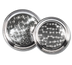 Thumbnail image #1 for 13-3/4-Inch Round Stainless Steel Cater Tray with 1-Inch Rim and Swirl Design