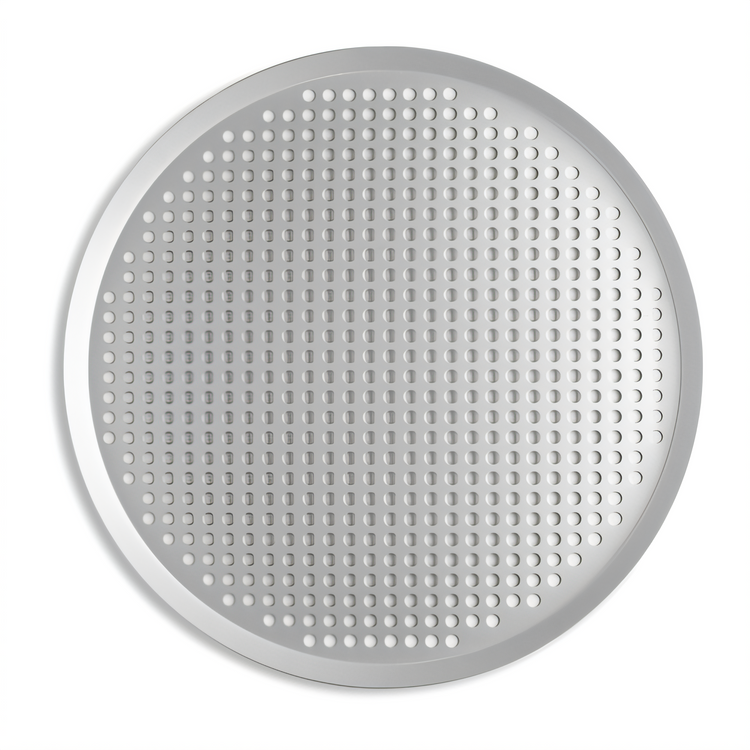 Product image #1 for Vollrath PC18XPCC 18-Inch Extra-Perforated Press-Cut Aluminum Pizza Pan — 14 Gauge (3000 Series)