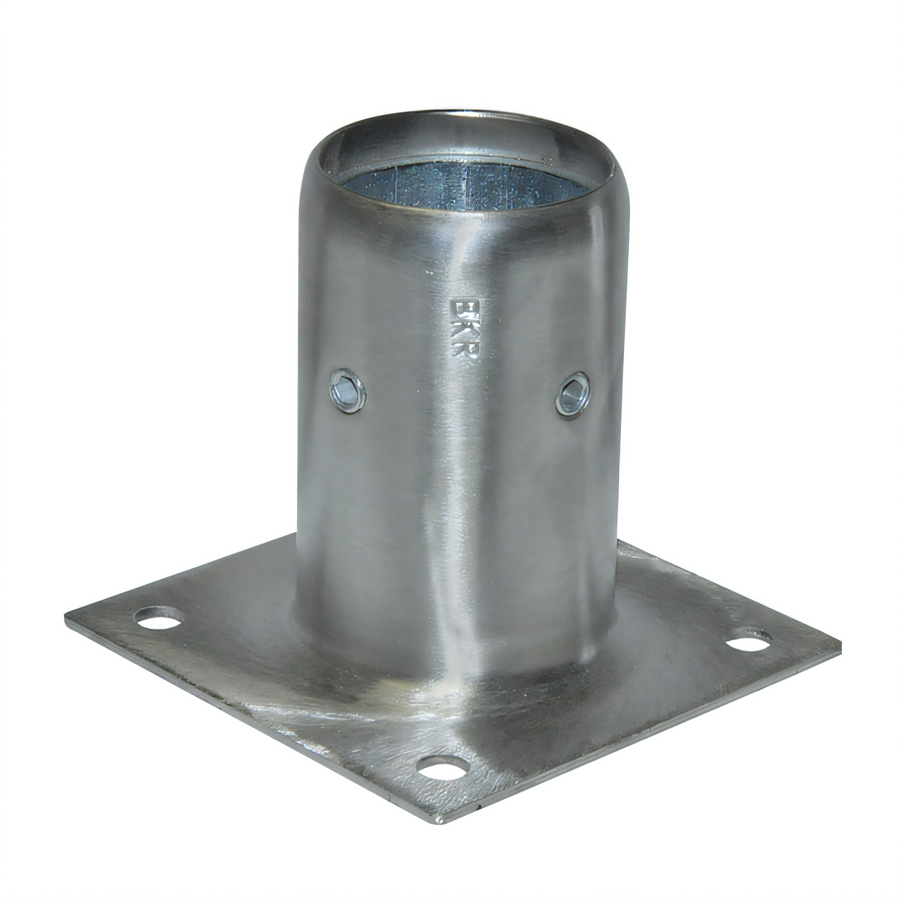 Product image #1 for Stainless Steel Sink Leg Socket with Plate for 1-5/8-Inch Tubing