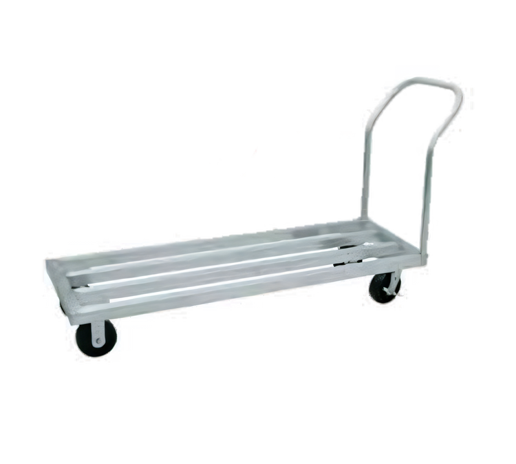 Product image #1 for Advance Tabco Special Value Series Mobile Square Bar Aluminum Dunnage Rack, 60 x 20 Inch, One Tier