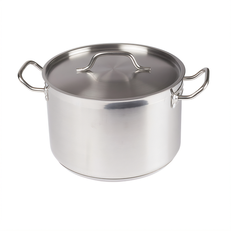 Product image #1 for Premium 12 Qt 18/8 Stainless Steel Induction Ready Stock Pot with Cover