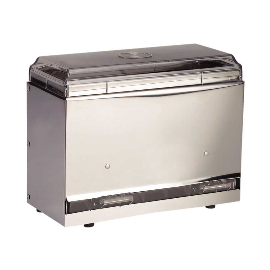Product image #1 for Vollrath Straw Boss® Jr. Single-Sided Bulk Straw Dispenser, 250 Capacity, Stainless Steel