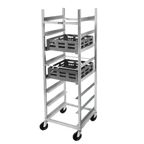 Thumbnail image #1 for Dinex DXP210 10-Pan Aluminum End-Load Storage Rack, 6-Inch Spacing, Open Sides, Double-Welded Side Glides