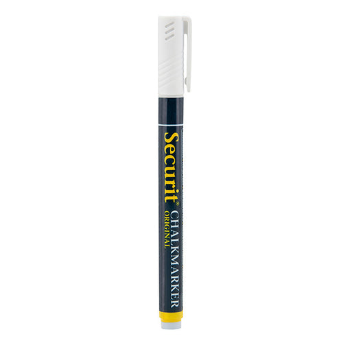 Product image #1 for Securit White Mini Tip Rain & Smear Proof Chalk Marker