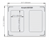 Thumbnail image #1 for Vollrath Miramar Double-Well Template for Two Rectangle 1/4 Size Pans, Plain Stainless Steel